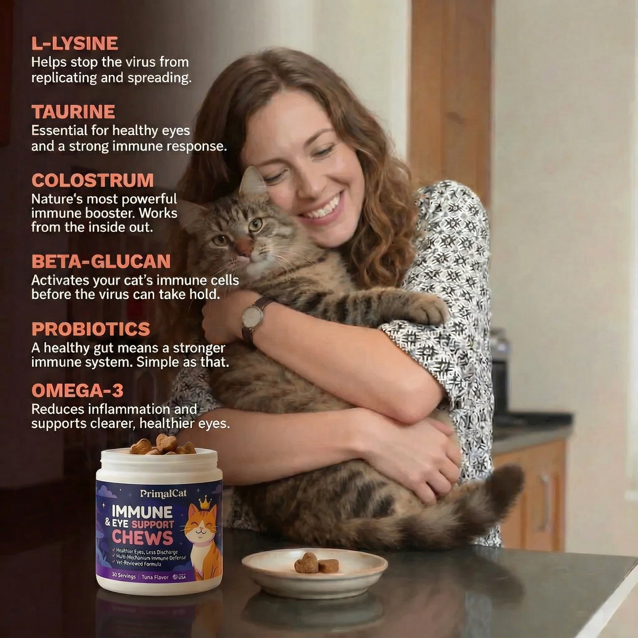 PrimalCat™ Immune & Eye Support Chews